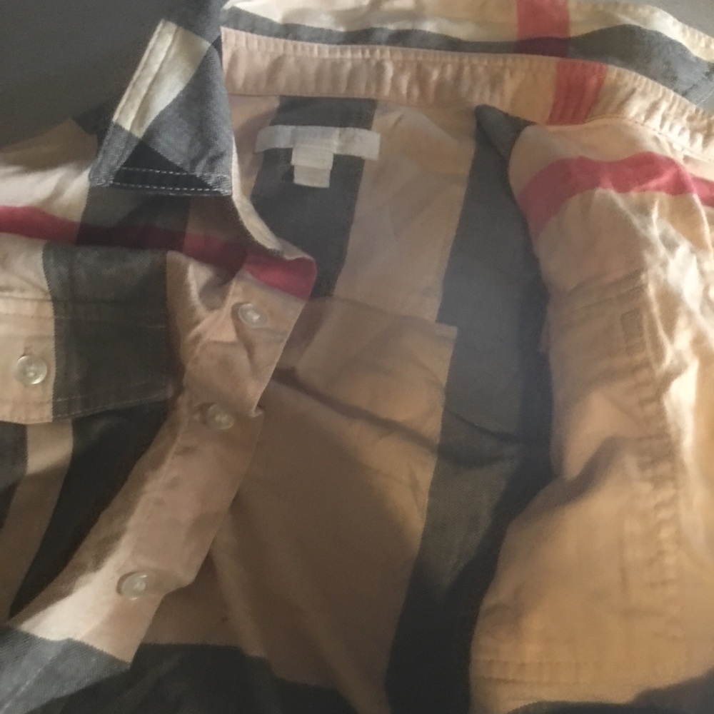 Burberry boy shirt size 8